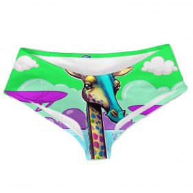 Neon Giraffe Cheeky Undies Unterhose