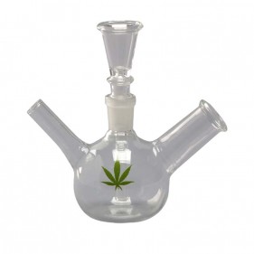 BBB Borosilikatglas Bong mit 14.5er-Schliff 13cm