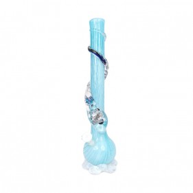 Noble Glass Large Softglas Bong mit Dichro Wrap