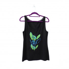 Tank Top Chihuahua Schwarz L