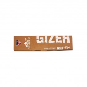 Gizeh PURE King Size Slim Longpapers + Tips