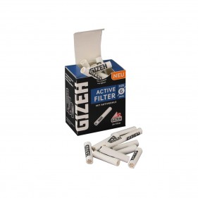 Gizeh Active Slim Aktivkohlefilter 6mm 34 Stk.