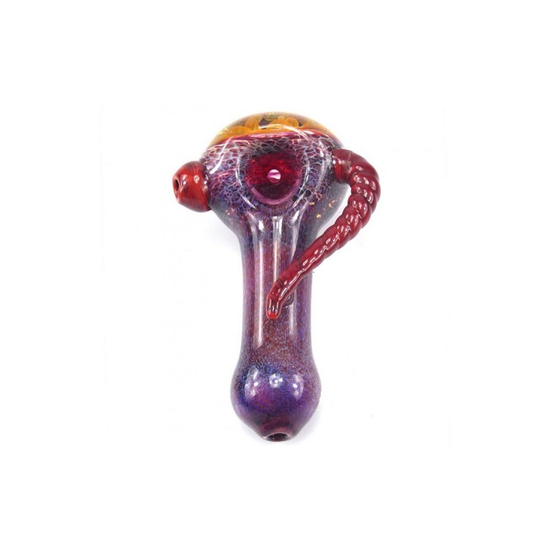 'Gold Bubbles Honey Comb' Glaspfeife