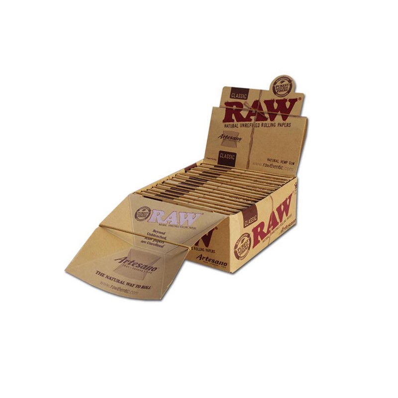 RAW Artesano King Size Slim Longpapers + Tips 15 Stk. Karton