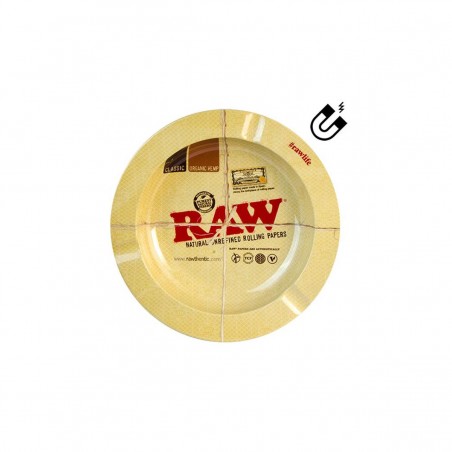 RAW Aschenbecher aus Metall mit Magnet