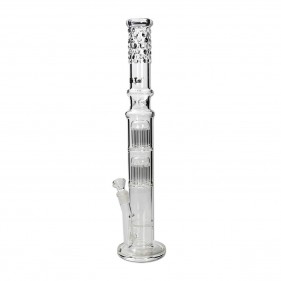 BlackLeaf Borosilikatglas Bong mit Honeycomb- und 2x10-Arm Baumperkolator