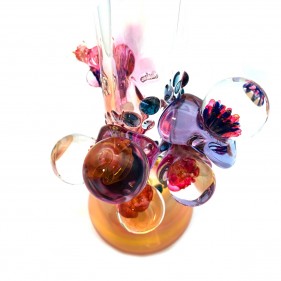 Grinder Glass 'Marble Mafia' mit Gold Fume