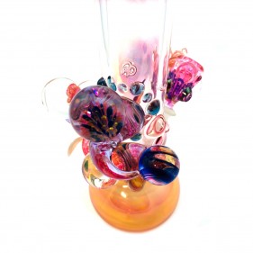 Grinder Glass 'Marble Mafia' mit Gold Fume