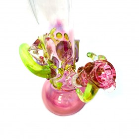 Grinder Glass 'Slyme Dime' mit 22K Gold Fume