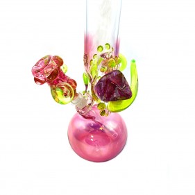 Grinder Glass 'Slyme Dime' mit 22K Gold Fume