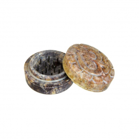 Woodoo 'Om' Speckstein Grinder 2-teilig