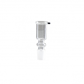 Glas Steckkopf Zylinder NS19