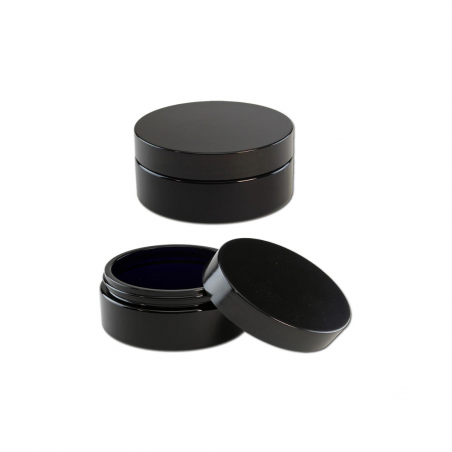 MIRON Weithalsdosen aus Violettglas 200ml