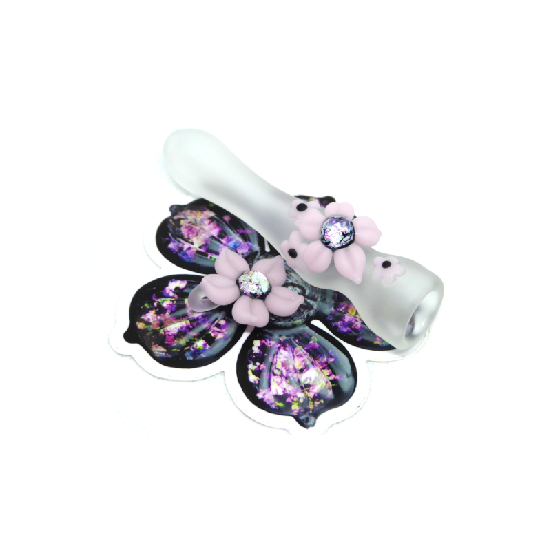 Mars Glassworks One-Hitter + Anhänger Set Pink