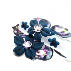 Mars Glassworks One-Hitter + Anhänger Set Blau