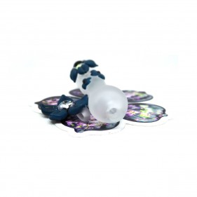 Mars Glassworks One-Hitter + Anhänger Set Blau