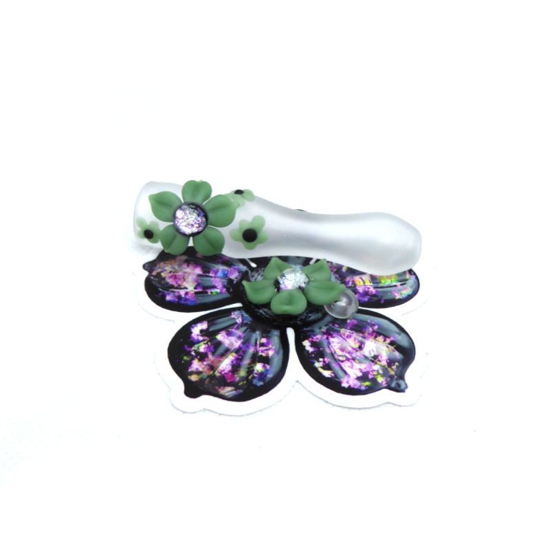 Mars Glassworks One-Hitter + Anhänger Set Grün