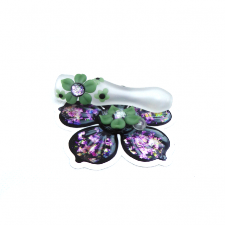 Mars Glassworks One-Hitter + Anhänger Set Grün