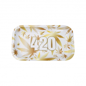 420 Gold Tablett Rolling Tray S