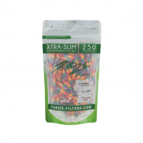 PURIZE XTRA Slim Rainbow Aktivkohlefilter 5,9mm 250 Stk.
