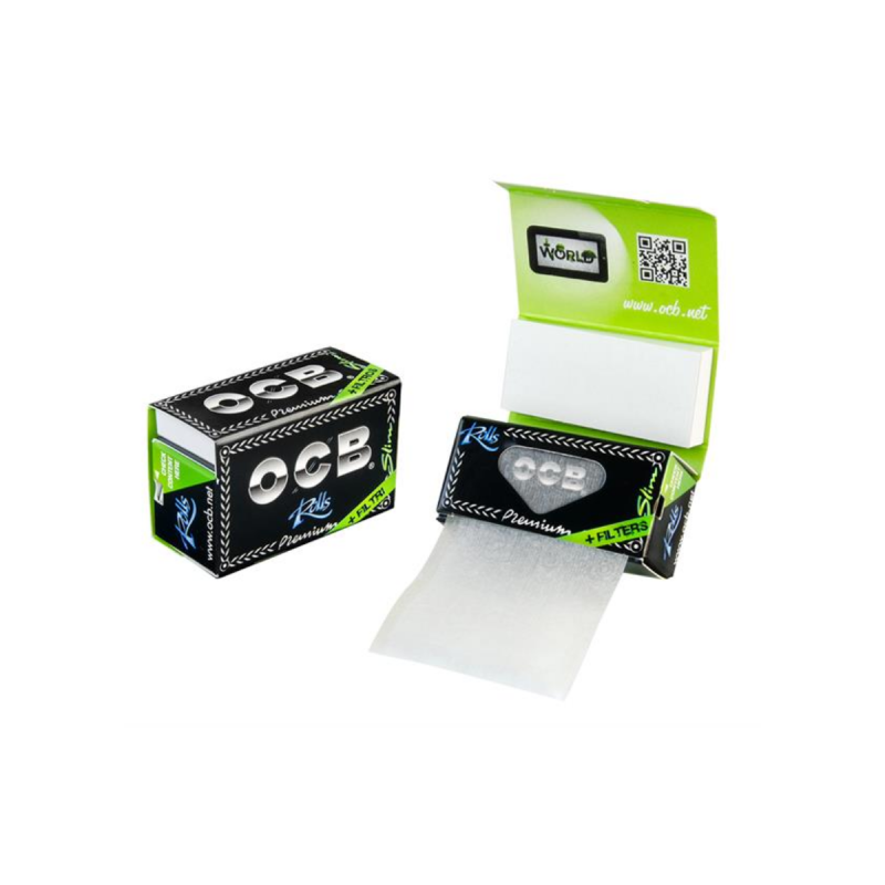 OCB Premium Slim Rolls 4m + Tips