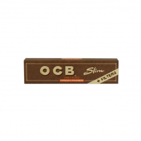 OCB Virgin Paper King Size Slim Longpapers + Tips