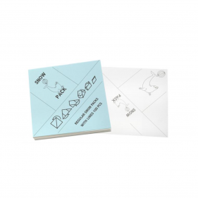 Snow Seals Wachspapier 95x95mm