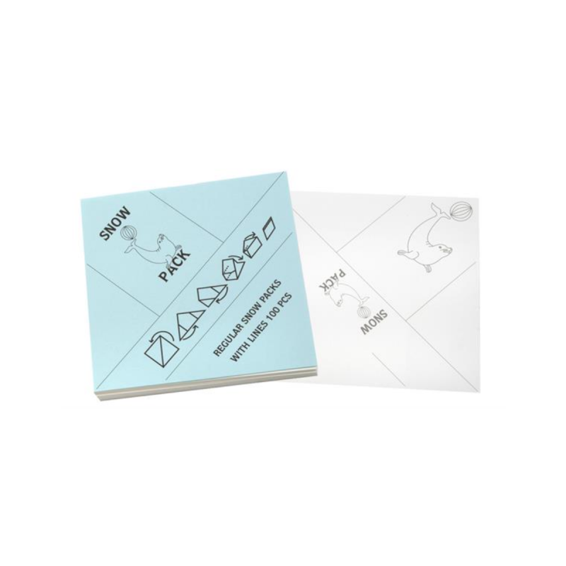 Snow Seals Wachspapier 95x95mm