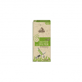 Gizeh Active Filter Hanf Aktivkohlefilter 6mm 10 Stk.