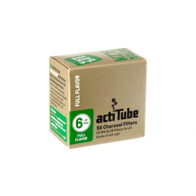 actiTube Extra Slim Aktivkohlefilter 6mm 50 Stk.