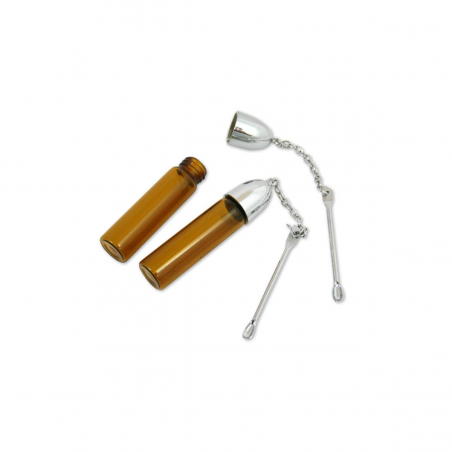 Flasche aus Glas mit Löffel 55mm
