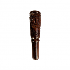 Sadhus Geschnitztes Holz Chillum 10,5cm