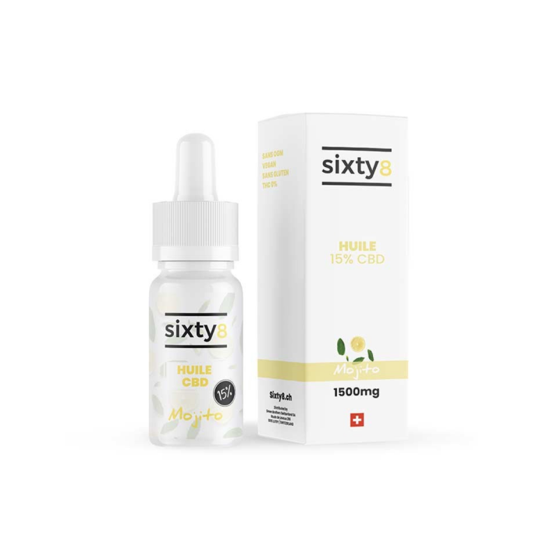 Sixty8 Breitspektrum CBD Öl Mojito 10ml 15%
