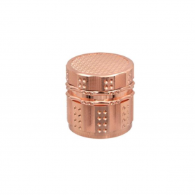 Roségold Aluminium Grinder 4-teilig