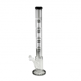 BlackLeaf 'Skyscraper' Borosilikatglas Bong mit 4x 8-Arm Baumperkolator