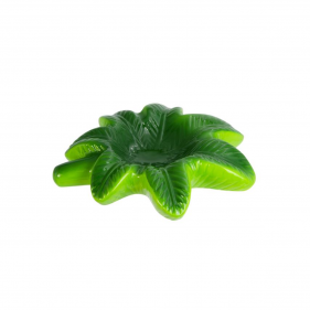 Hanfblatt Aschenbecher aus Keramik