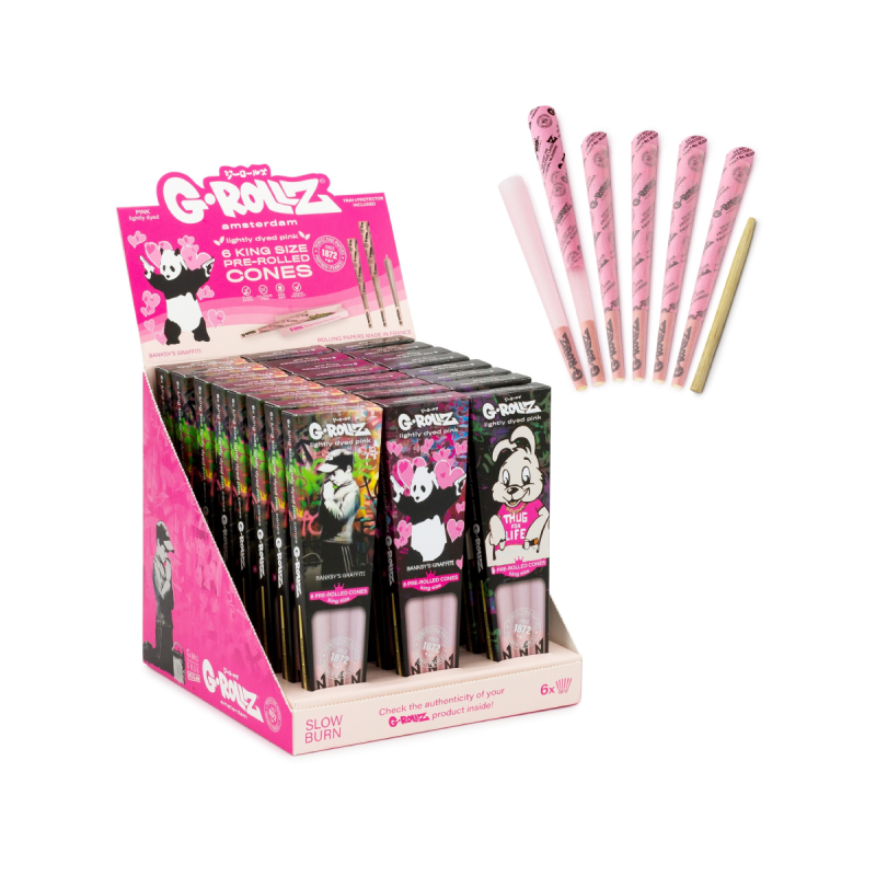 G-Rollz Pink Cones 6 Stk.