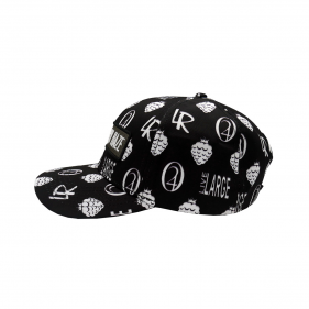 Lauren Rose 'Blackberry' 420 Snapback Basecap Schwarz