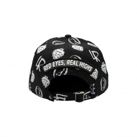 Lauren Rose 'Blackberry' 420 Snapback Basecap Schwarz