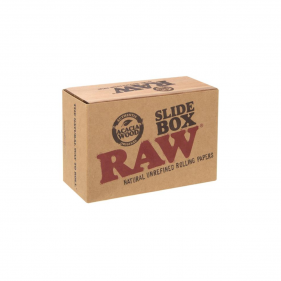 RAW Holz Box mit Schiebedeckel Klein