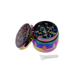 'Konfetti Glitter' Aluminium Grinder 4-teilig