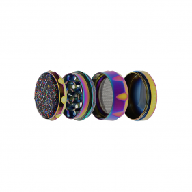 'Konfetti Glitter' Aluminium Grinder 4-teilig