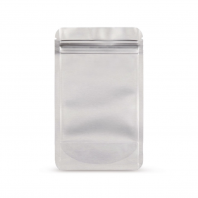 Standbodenbeutel Silber 140x85mm 50 Stk.