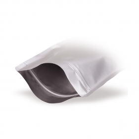 Standbodenbeutel Silber 140x85mm 50 Stk.