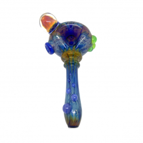 Daydream Glass Glaspfeife mit Murmel Blau
