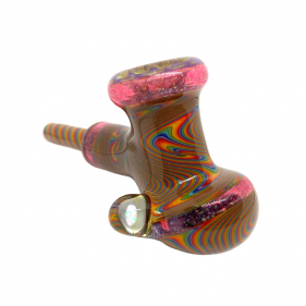 KitKanzGlass Glaspfeife mit Opal Regenbogen