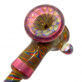 KitKanzGlass Glaspfeife mit Opal Regenbogen