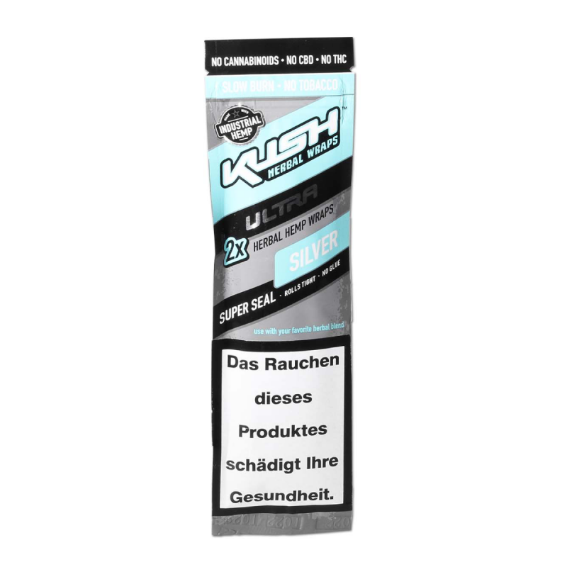 Kush Herbal Wraps Silver 2 Stk.