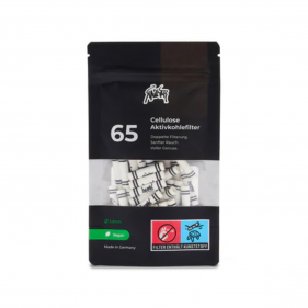 Kailar Weiß Cellulose Aktivkohlefilter 5,9mm 65 Stk.