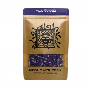 Medusa Lila Aktivkohlefilter 6mm 250 Stk.